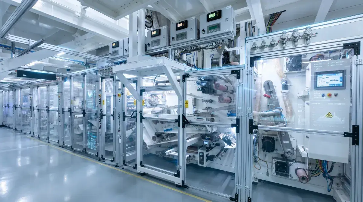 Easy Hygienic hygiene products manufacturing floor